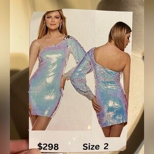 Alyce Paris size 2 full sequin dress